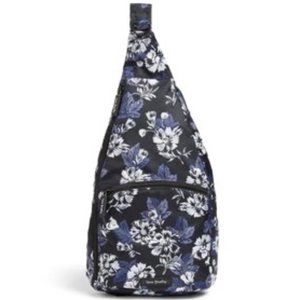 Vera Bradley Lighten Up Essential Sling Backpack, Frosted Floral